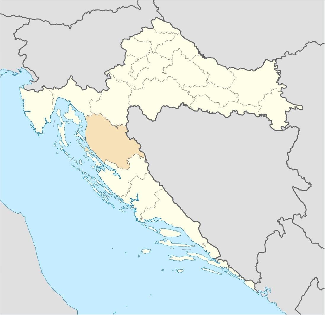 сени Хорватия карта
