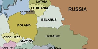 Карта Хорватии и соседних стран