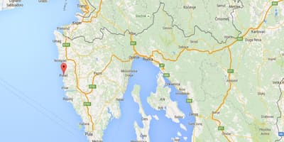 Карта пореч Хорватия 