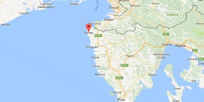 Карта умаг Хорватия
