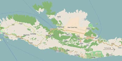 Карта остров хвар, Хорватия